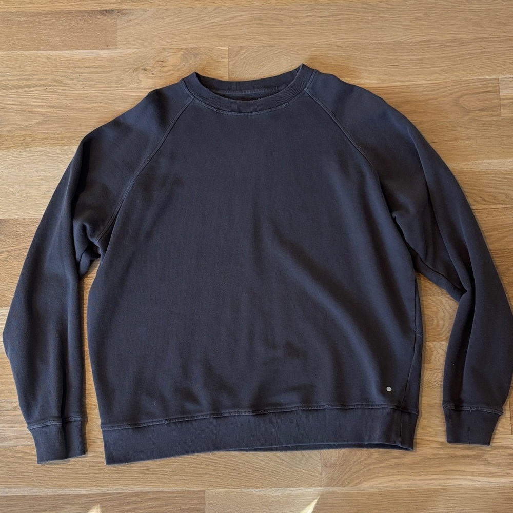 All Saints Charcoal Crewneck Sweater